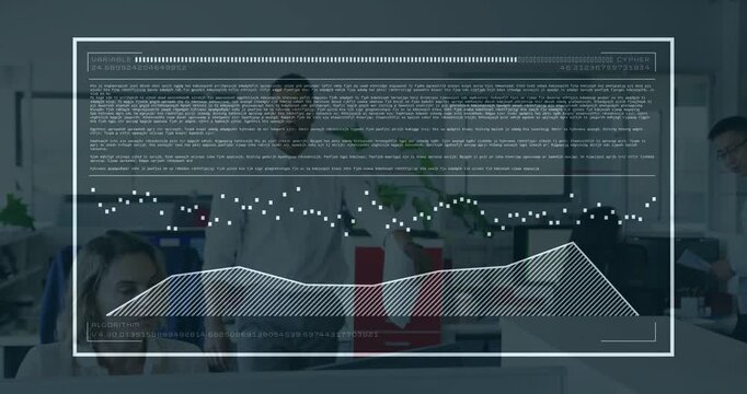 Dashboard sketching curve and filling hatched area on data input, overlaying office HUD
