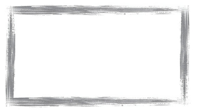 A blank white square with a distressed border on a plain background