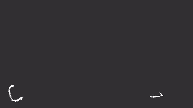 4K Grunge Arrows animation green screen, scratches retro vintage effect of overexposed strips on transparent background