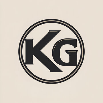 kg letter logo