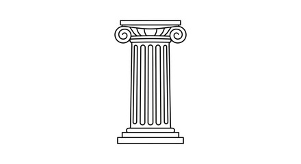 Detailed illustration of a column capital. © Surya