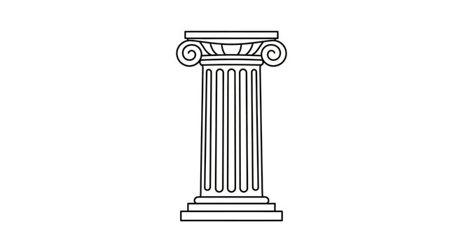 Detailed illustration of a column capital.