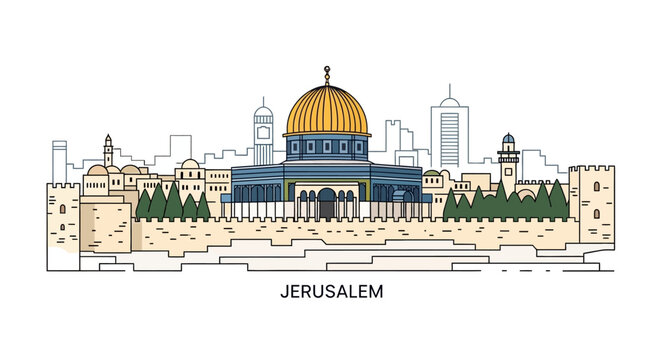 Dome of the Rock Jerusalem Israel 1.