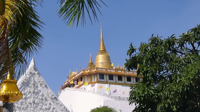 Golden Mount temple Wat Saket in Bangkok, Thailand