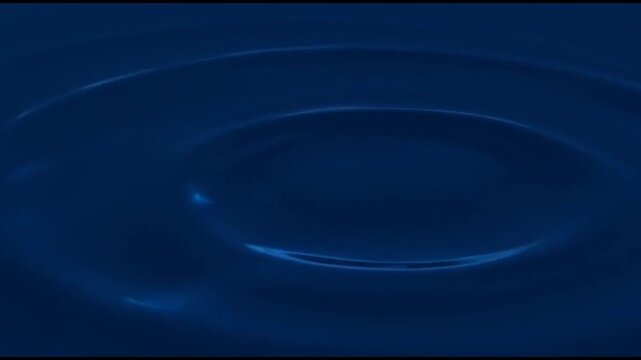 A dark blue water ripple concentric circles pattern with a smooth gradient effect