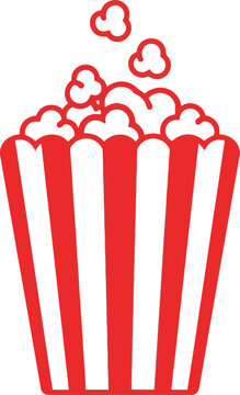 popcorn in a red box