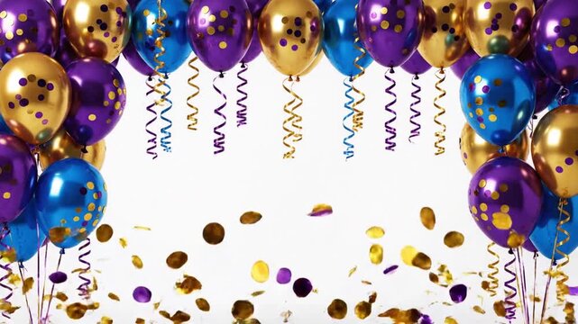 Celebration Balloons  Confetti.