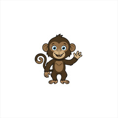 Fototapeta premium Monkey Vector