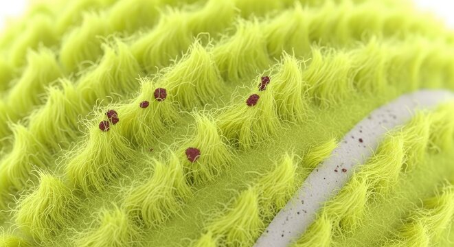 Close-up of a tennis ball texture.