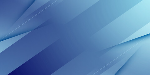 Obraz premium Abstract colorful blue gradient background with overlap shadow shapes pattern element concept design. Cool banner style.
