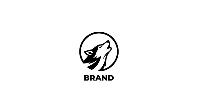 Iconic Wolf Head Logo Design