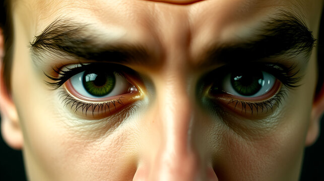 Envy (Green): A pair of eyes looking sideways, representing jealousy or covetousness