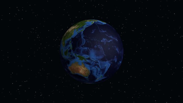 Animated Zoom from Space to Halba City in Akkar Lebanon
