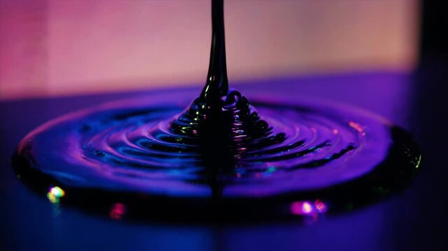 ネオン輝くサイバーパンク空間での円相回転