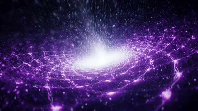 ブラックホールのようにノイズを吸い込む空間歪曲曼荼羅