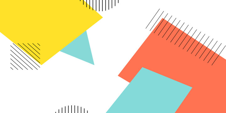 Abstract color pop art background. Vector pattern. Color wave template and presentation design	