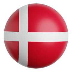 Obraz premium Country Ball Denmark
