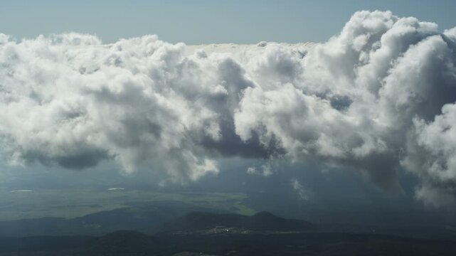 富士山 富士宮口 新五合目より雲海