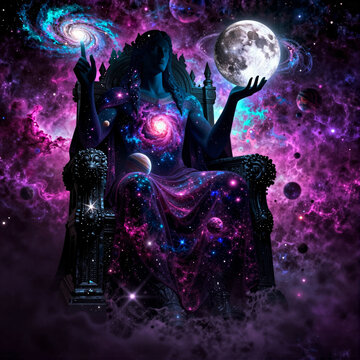 Chronus, the cosmic lord of time.