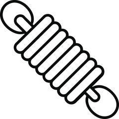 Obraz premium a black and white line art vector illustration on transparent background