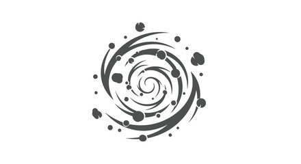 Abstract swirling design resembling a galaxy or spiral nebula © Md Shifat