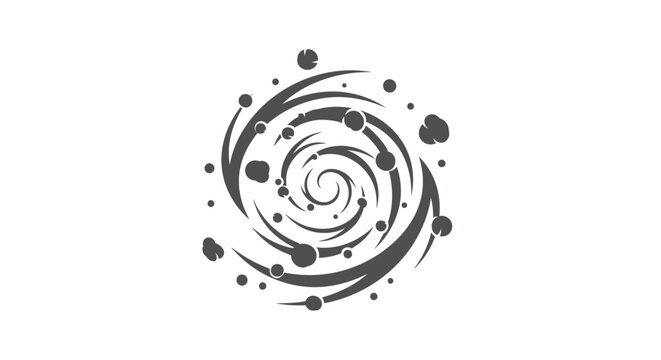 Abstract swirling design resembling a galaxy or spiral nebula
