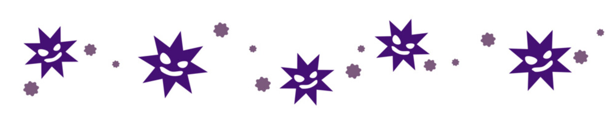 ばい菌のライン © アメノ