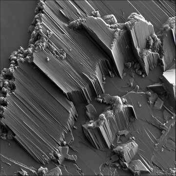 Advanced Topographical Analysis of Crystal Growth Terraces in DIC
