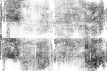 Naklejka premium Black and white grunge abstract background. Grungy frame. Vector illustration 