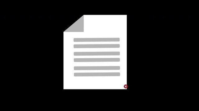 File upload error and success icon animation