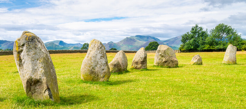 Castlerigg Stone Circle,near Keswick,The Lake District,Cumbria,England,UK.