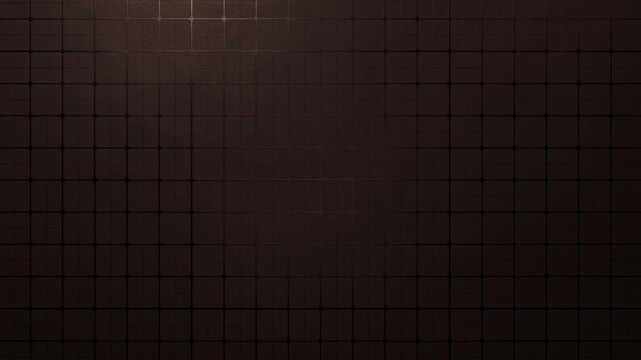 Copper Wireframe Grid: Looping Abstract Motion Graphics Background with Subtle Glowing Shapes and Metallic Texture