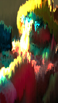 Glitch Pixel Transition 03 Vertical