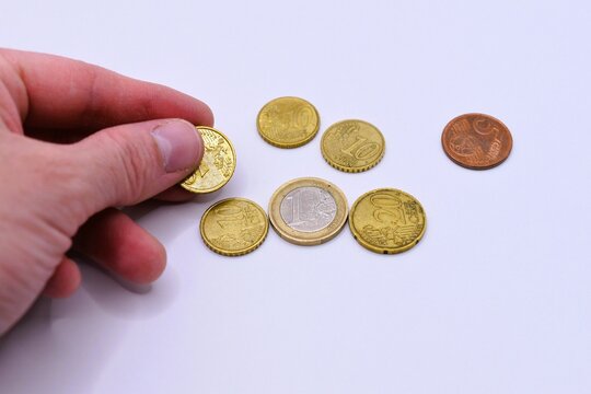 euro coints - still life 