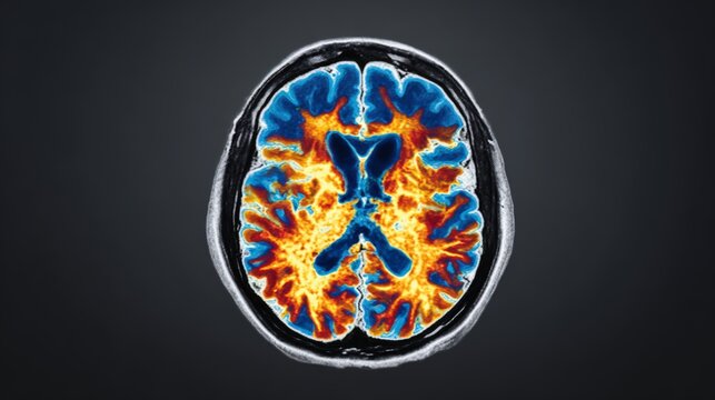 PET Scan Brain Metabolism Imaging Neurological Nuclear Medicine Professional Medical Diagnostic Clinical Concept