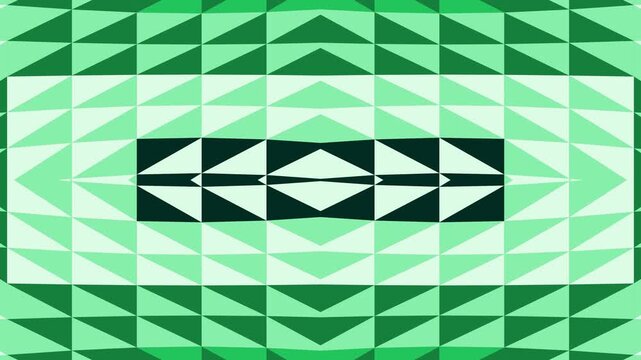 Green geometric pattern design elements.