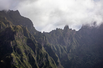 Fototapeta premium Cape Verde, an old colony of Portugal with all its landscape, people and communities