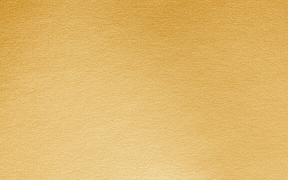 Gold background foil golden leaf metallic texture gradient light shiny reflective wrapping paper bright yellow solid color wallpaper for design decoration element backdrop