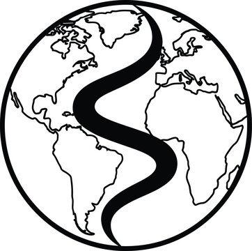 Global connection and unity symbol