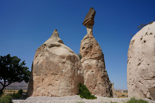 Rock Formations in Pasabag Valley, Nevsehir, Turkiye