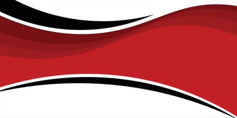 Vector red line background curve element with white space for text and message design, overlapping layers, vector,eps.10 © erika