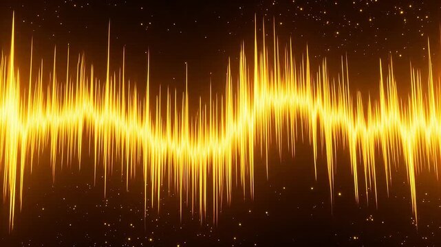 Abstract sound wave pattern