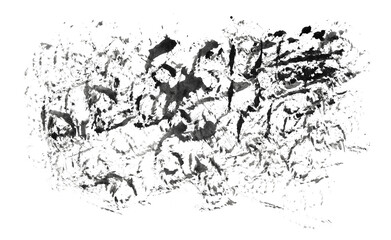 Obraz premium Ink brush stroke, brush smear line marks