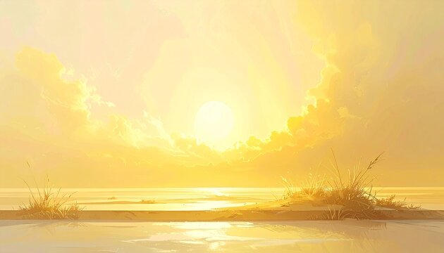 Minimal pale yellow pastel background with soft light gradient