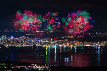 かごしま錦江湾サマーナイト大花火大会「創作花火」