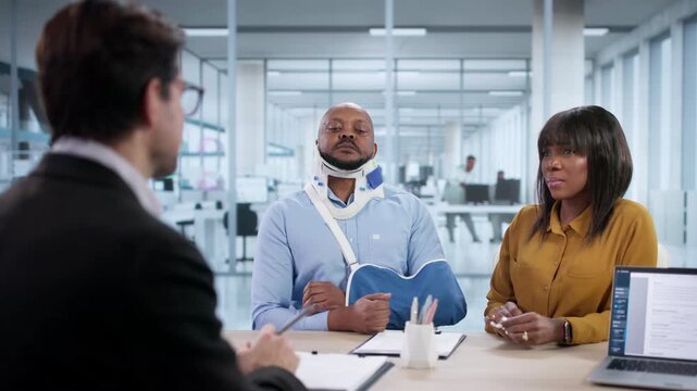 Worker's Compensation Attorney Helping Injured Man File Disability