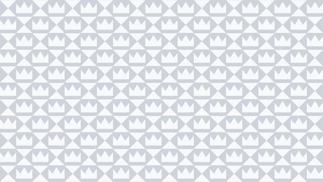 Seamless Crown Pattern Background in Soft Gray vector background