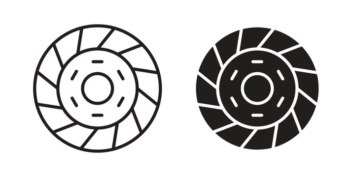 Car clutch icon in line design. editable stroke icon vector. EPS10