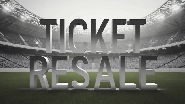 Ticket resale of a match.