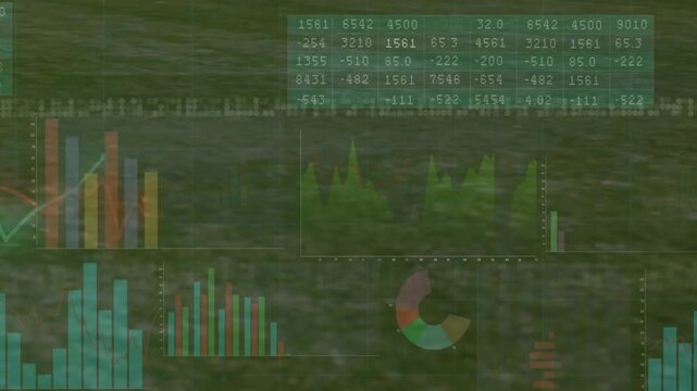 Analytics HUD shifting pitch while red player kicking, starting roll, green blocking for control